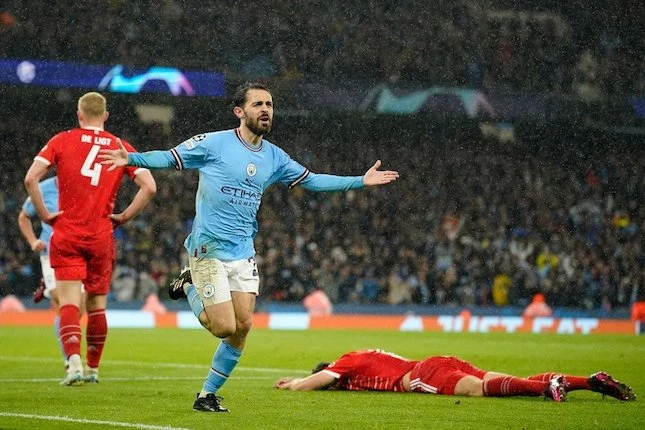 Foto: City Hajar Munchen 3 Gol Tanpa Balas di Leg Pertama Perempatfinal UCL | Pifa Net