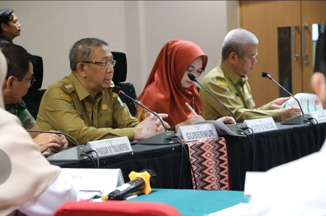Rapat koordinasi pengendalian inflasi Pemprov Kalbar. (Dok. Adpim Pemprov Kalbar)
