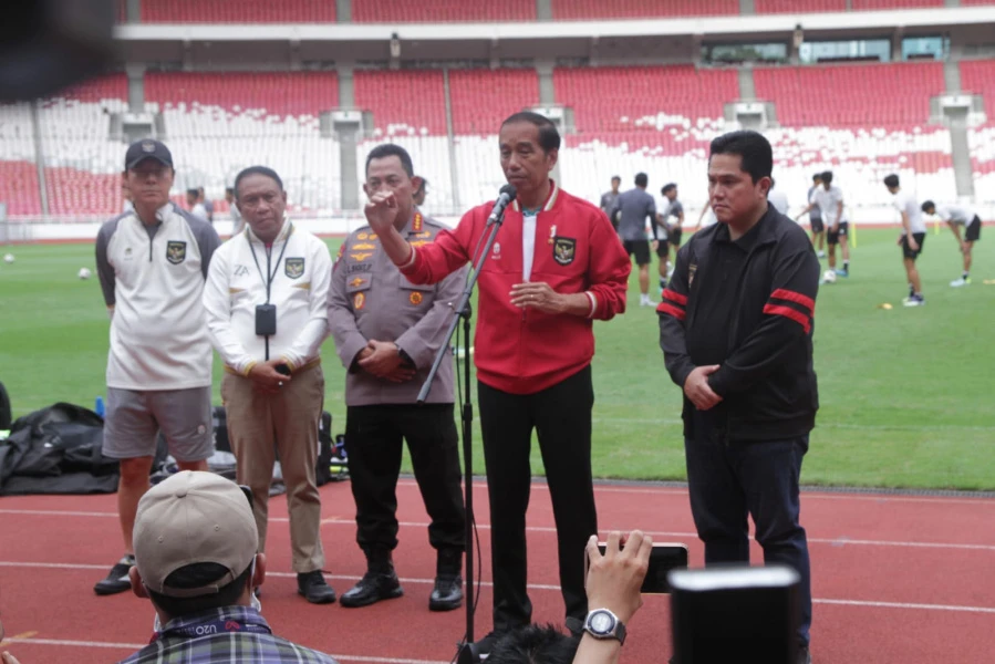 Ketum PSSI, Erick Thohir bakal terbang ke Kamboja dukung langsung Timnas Sepak Bola U-22 Indonesia. (Dok. PSSI)