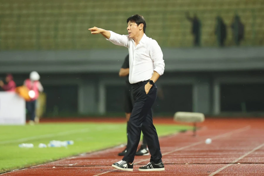 Coach Shin Tae-yong tanggapi masuknya Indonesia ke grup neraka Piala Asia 2023. (Dok. PSSI)