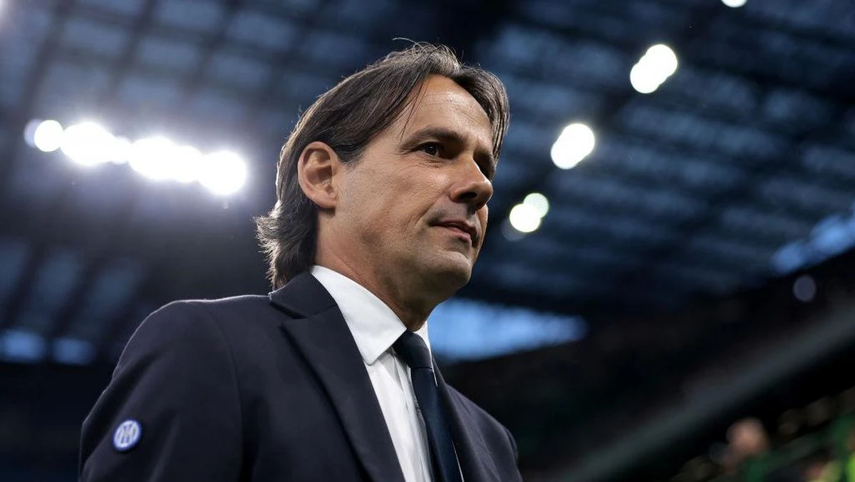 Pelatih Inter Milan, Simone Inzaghi sukses membawa Inter ke final UCL 2022/2023. (Getty Images/Jonathan Moscrop)