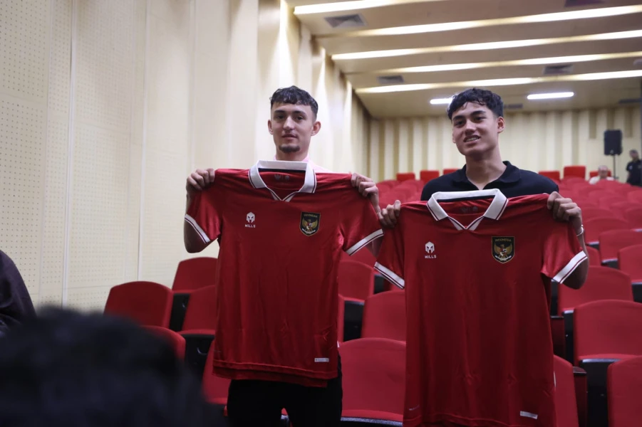 Dua pemain Timnas Indonesia yang baru dinaturalisasi tak sabar lagi melawan Argentina. (Dok. PSSI)