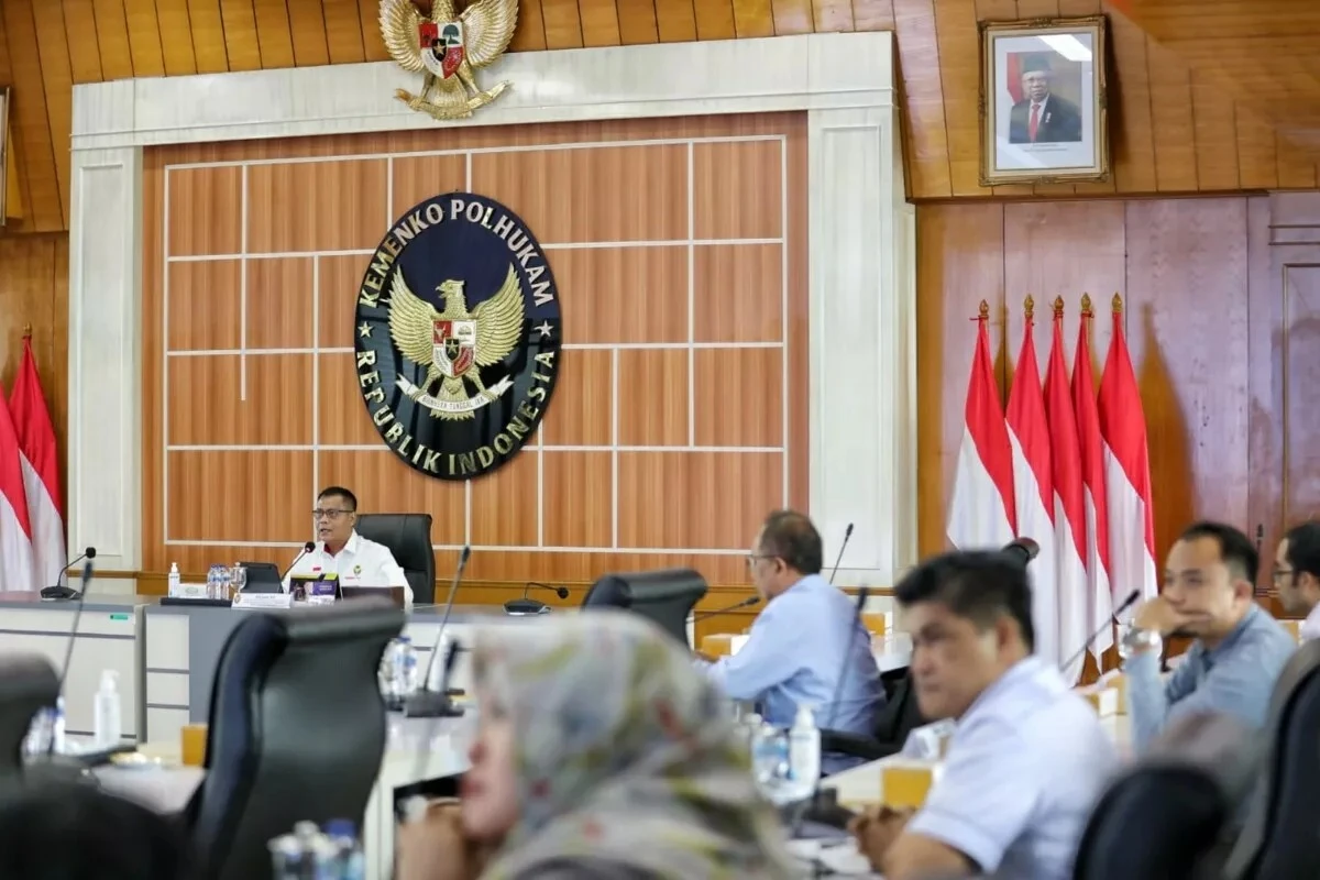 Kemenko Polhukam RI membentuk Desk Koordinasi untuk menjaring informasi Pemilu 2024. (Dok. Kemenko Polhukam RI)