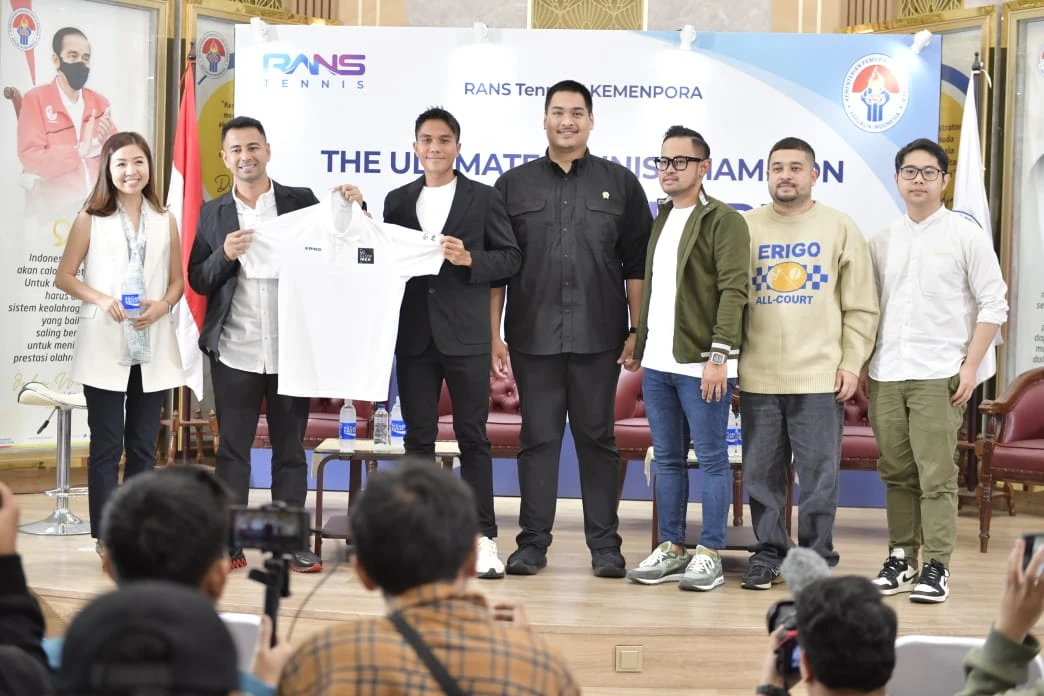 Peraih emas tenis lapangan M. Rifqi Fitriadi bergabung dengan management RANS Sportainment. (Dok. Kemenpora)