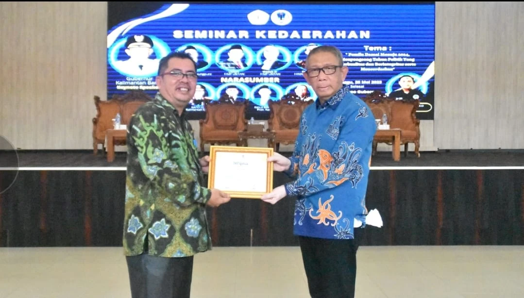 Gubernur Kalbar, Sutarmidji di acara Seminar Kedaerahan Himpunan Mahasiswa Ilmu Politik (Himapol) Fisipol Universitas Tanjungpura. (Dok. Istimewa)