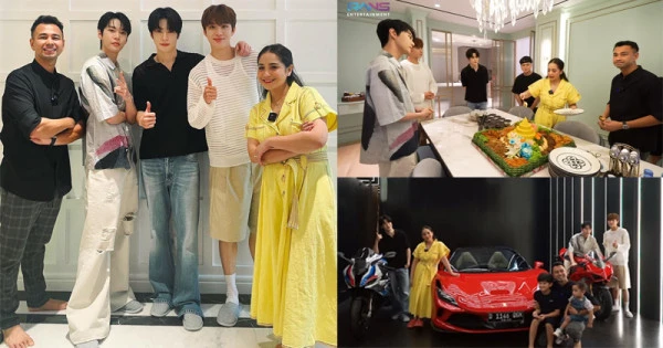 Raffi Ahmad kedatangan tamu spesial lagi, yakni NCT DoJaeJung. (Popmama.com)