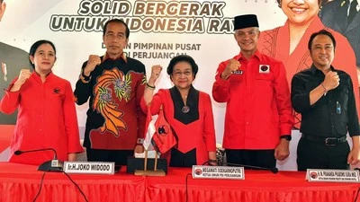Media asing menyoroti dugaan adanya keretakan di internal PDIP. (CNN Indonesia)