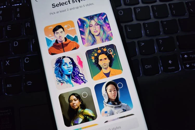 Cara buat foto profil avatar AI di TikTok. (Ilustrasi: KOMPAS.com/ Galuh Putri Riyanto)