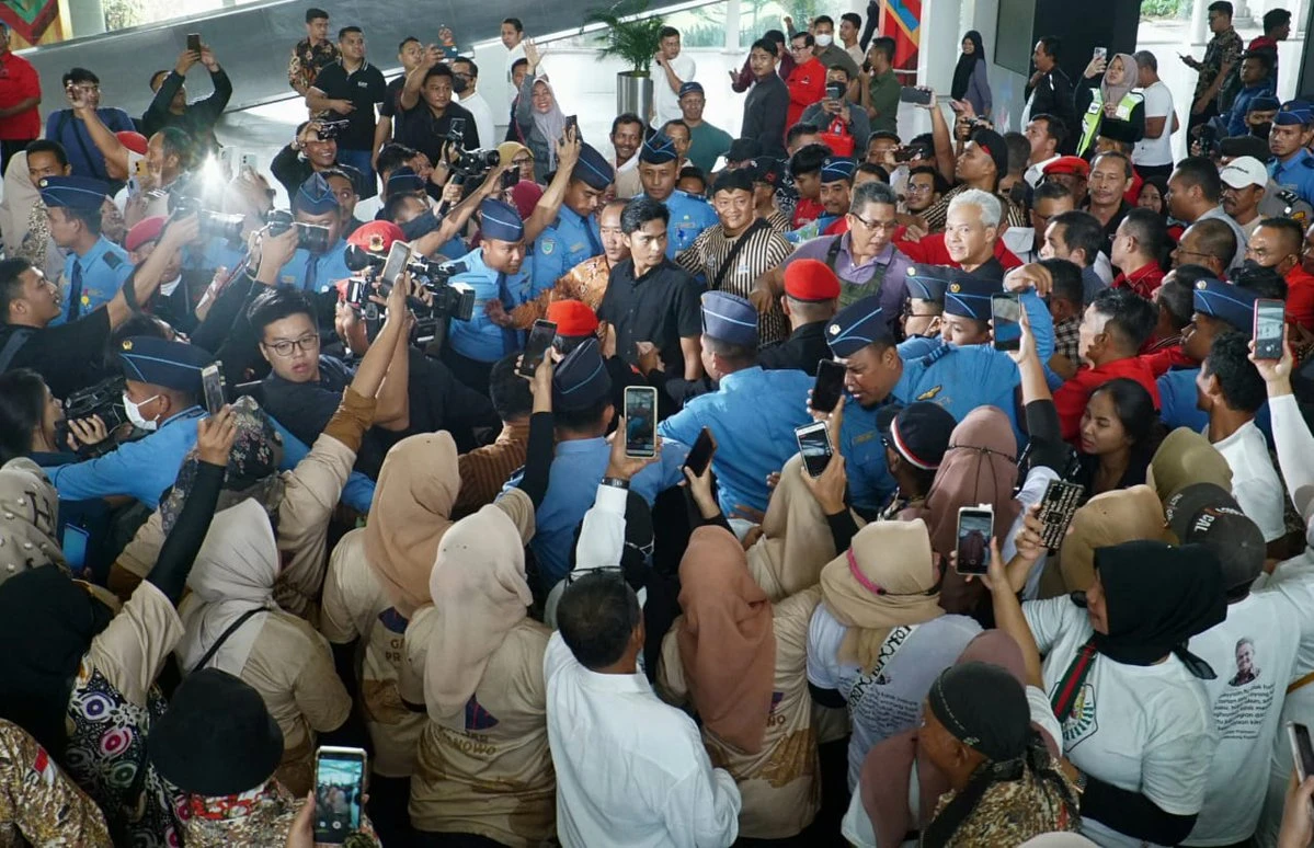 Foto: Riuh Teriakan 'Presiden' Sambut Ganjar di Medan | Pifa Net