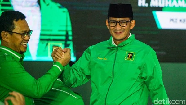 Foto: Resmi Gabung PPP, Sandiaga Uno Didorong Maju Jadi Cawapresnya Ganjar Pranowo | Pifa Net