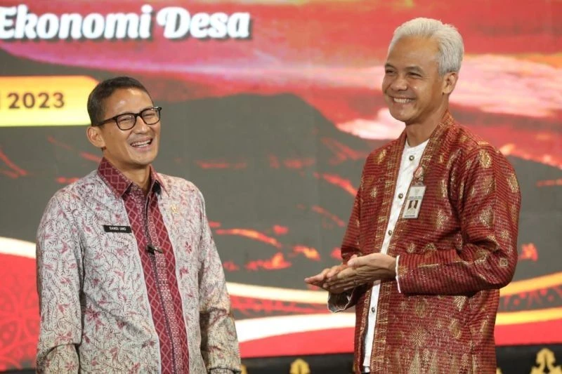 Foto: Kata Sandiaga Usai Diusul Jadi Cawapresnya Ganjar: Saya Deg-degan  | Pifa Net