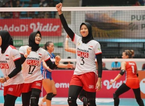 Foto: Hasil AVC Challenge Cup 2023: Kalahkan Australia 3-0, Indonesia Lanjut ke Semifinal | Pifa Net