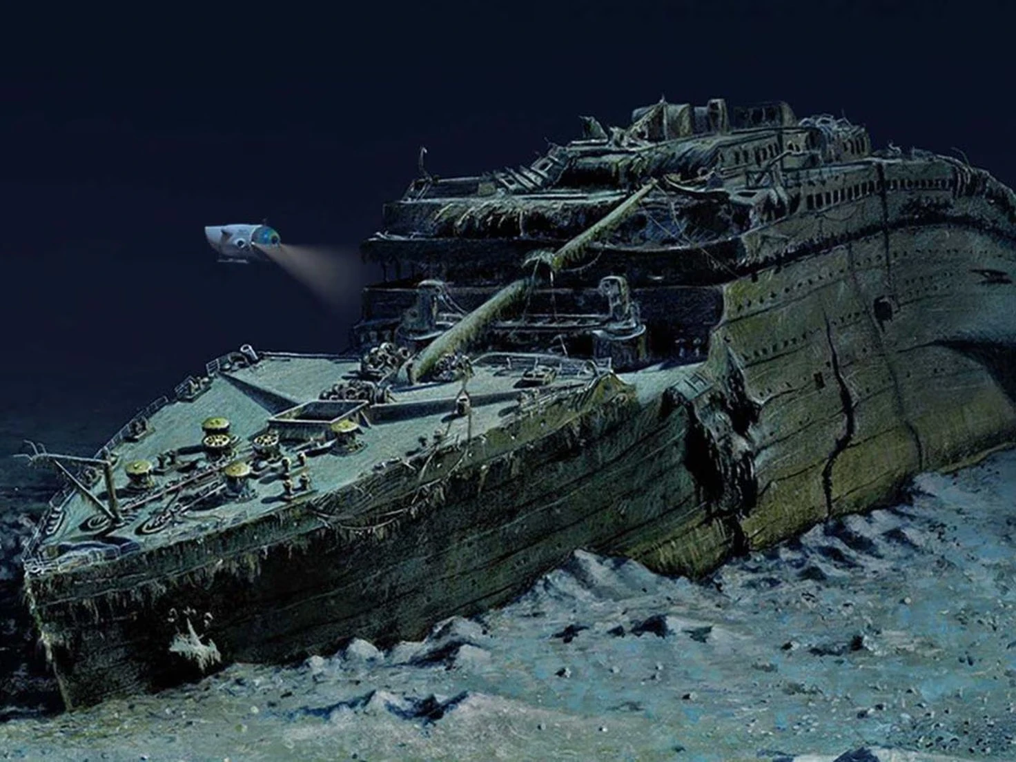 Foto: Keturunan Korban Titanic Sesalkan Lokasi Bangkai Kapal Dijadikan Wisata | Pifa Net