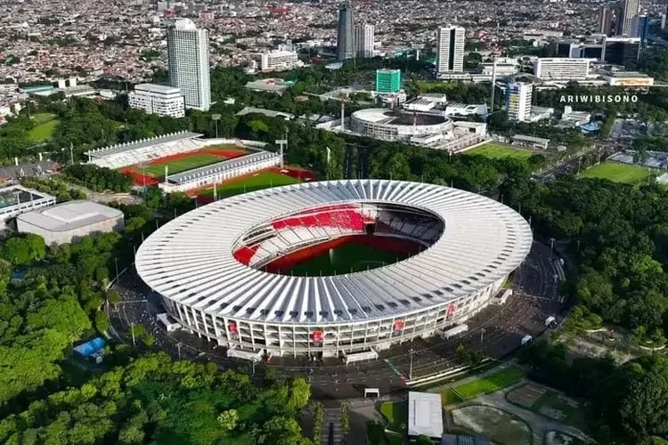 Stadion Utama Gelora Bung Karno (SUGBK) dirilis masuk dalam daftar 10 stadion terbaik di dunia. (Facebook Jagad Stadium)