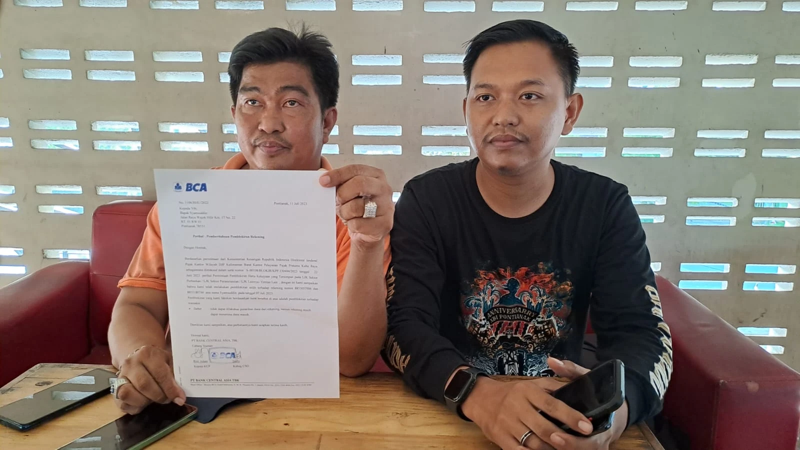 Foto: Tak Ada Penjelasan, Seorang Wajib Pajak Kecewa Rekening Pribadi Tiba-tiba Diblokir | Pifa Net