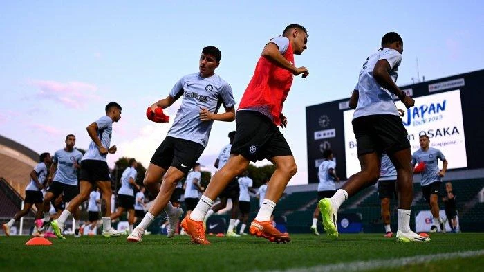 Foto: Inter Milan Bersemangat di Jepang, Siap Hadapi PSG di Laga Persahabatan! | Pifa Net