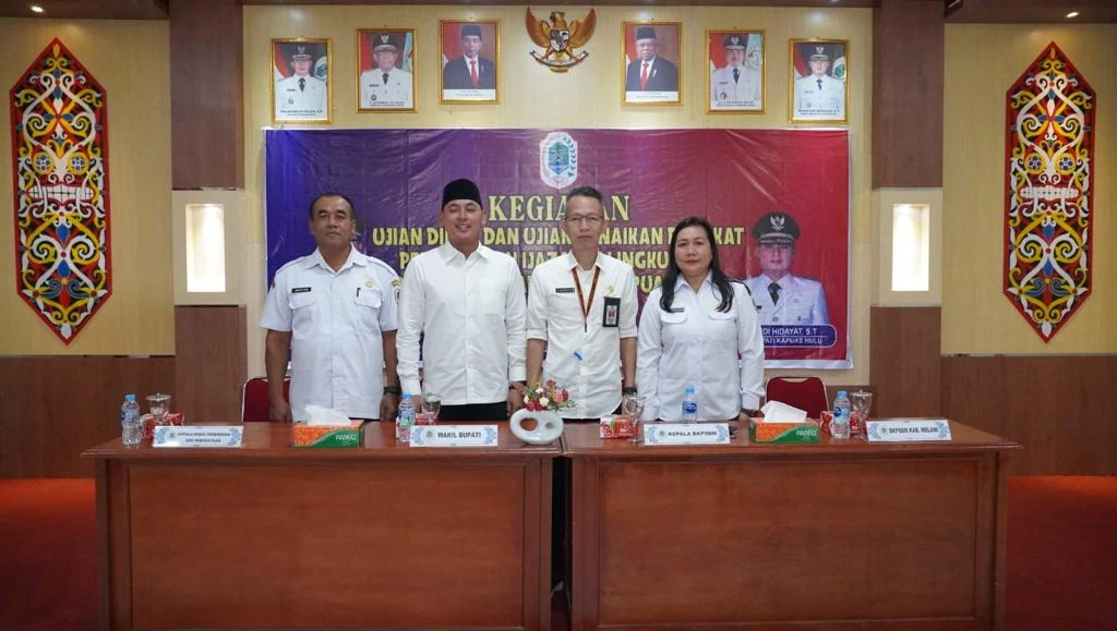 Foto: Wabup Kapuas Hulu Buka Kegiatan Ujian Dinas dan Ujian Kenaikan Pangkat Penyesuaian Izasah | Pifa Net