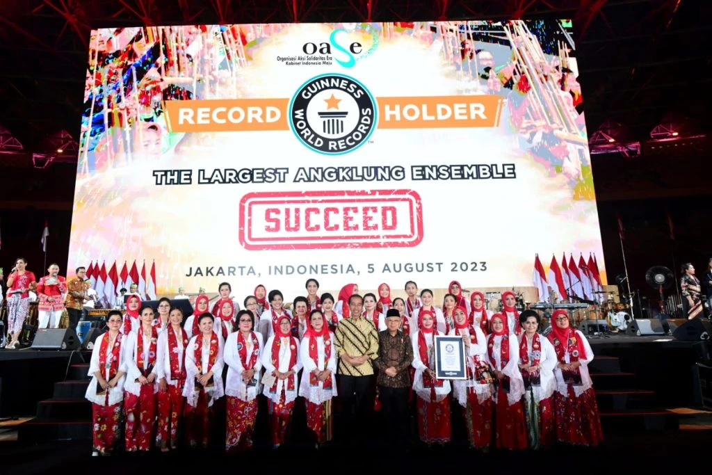Foto: Indonesia Pecahkan Rekor Dunia untuk Pergelaran Angklung | Pifa Net