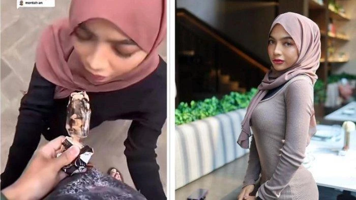 Foto: Oklin Fia Dilaporkan ke Polisi Buntut Konten Jilat Es Krim | Pifa Net
