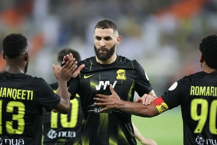 Al Ittihad berhasil memenangkan laga ketiganya dengan skor telak 4-0 atas Al Riyadh. (ZAWYA)