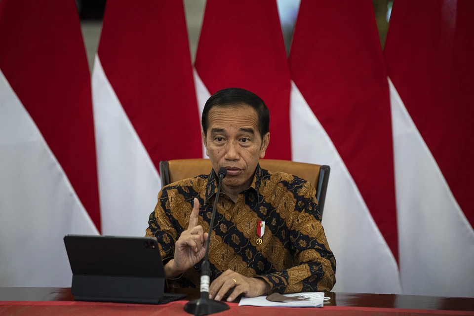 Presiden Jokowi mengingatkan soalnya pentingnya menjaga stabilitas ekonomi di tengah dinamika politik 2024. (ANTARA)