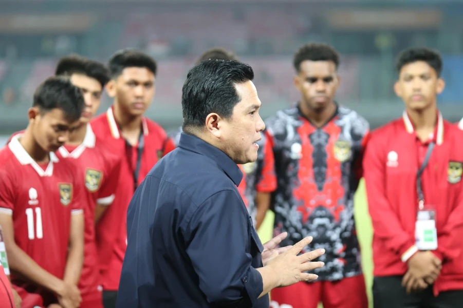 Foto: Ketum PSSI: Timnas U-17 Indonesia Tunjukkan Perkembangan Positif Meski Kalah Tipis dari Korsel | Pifa Net