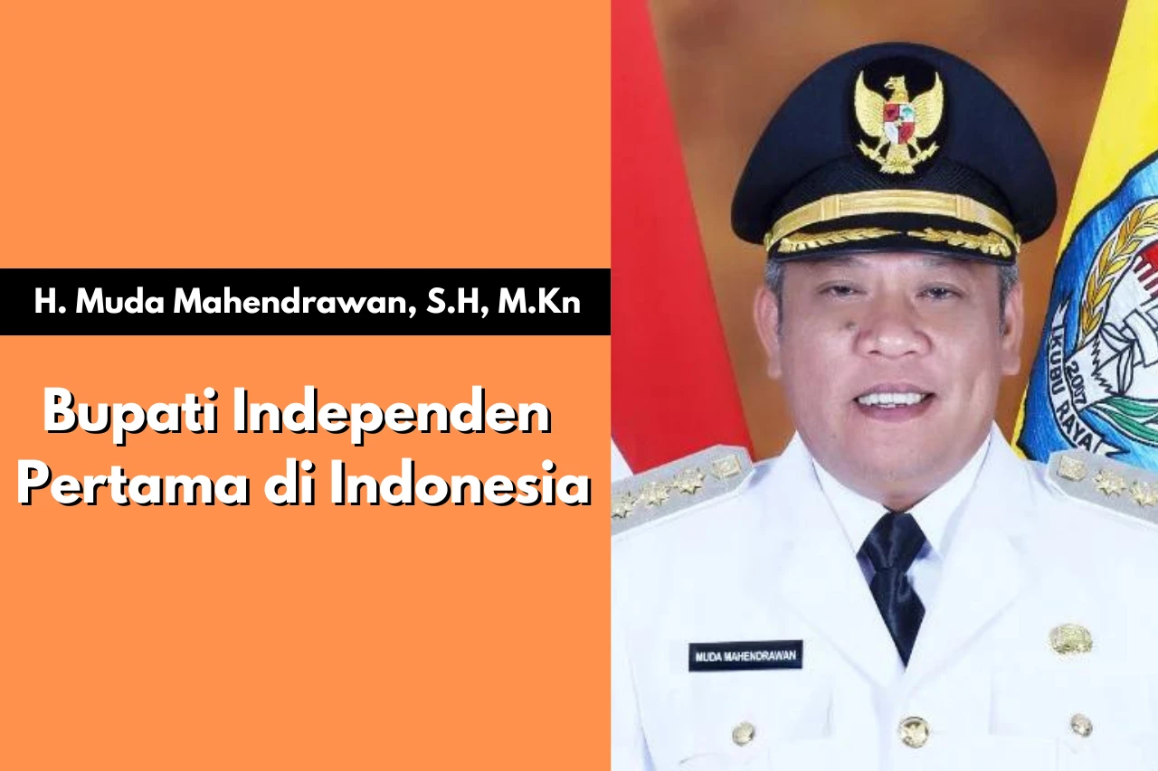 Muda Mahendrawan, bupati independen pertama di Indonesia. Ia menamatkan studi sarjananya di Untan Pontianak. (Dok. PIFA/Yakobus Dapi)