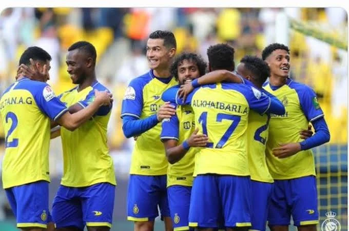 Foto: Al Nassr Kalahkan Telak Al Hazm 5-1 | Pifa Net