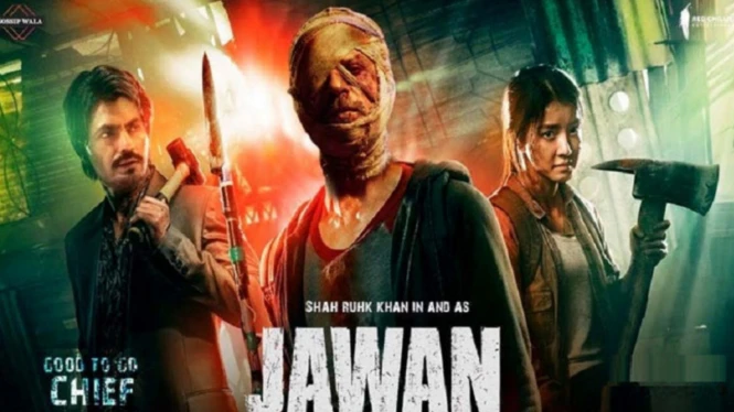 Aktor ternama Bollywood, Shahrukh Khan merilis trailer Film Terbaru "JAWAN". (Tangkapan Layar)