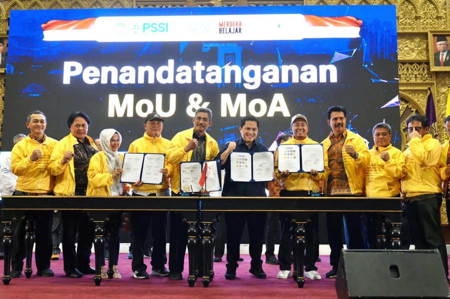 Foto: Ketum PSSI Erick Thohir Jalin Kolaborasi dengan Perguruan Tinggi untuk Majukan Sepak Bola Indonesia | Pifa Net