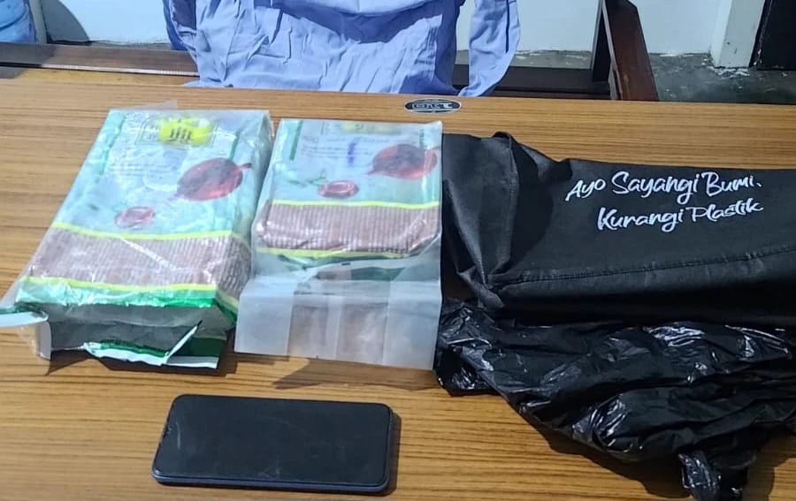 Tim Interdiksi menggagalkan peredaran 2,1 Kg Sabu yang akan diedarkan di Beting. (Dok.Istimewa)