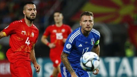 Foto: Italia Ditahan Makedonia Utara 1-1 dalam Kualifikasi Euro 2024 | Pifa Net