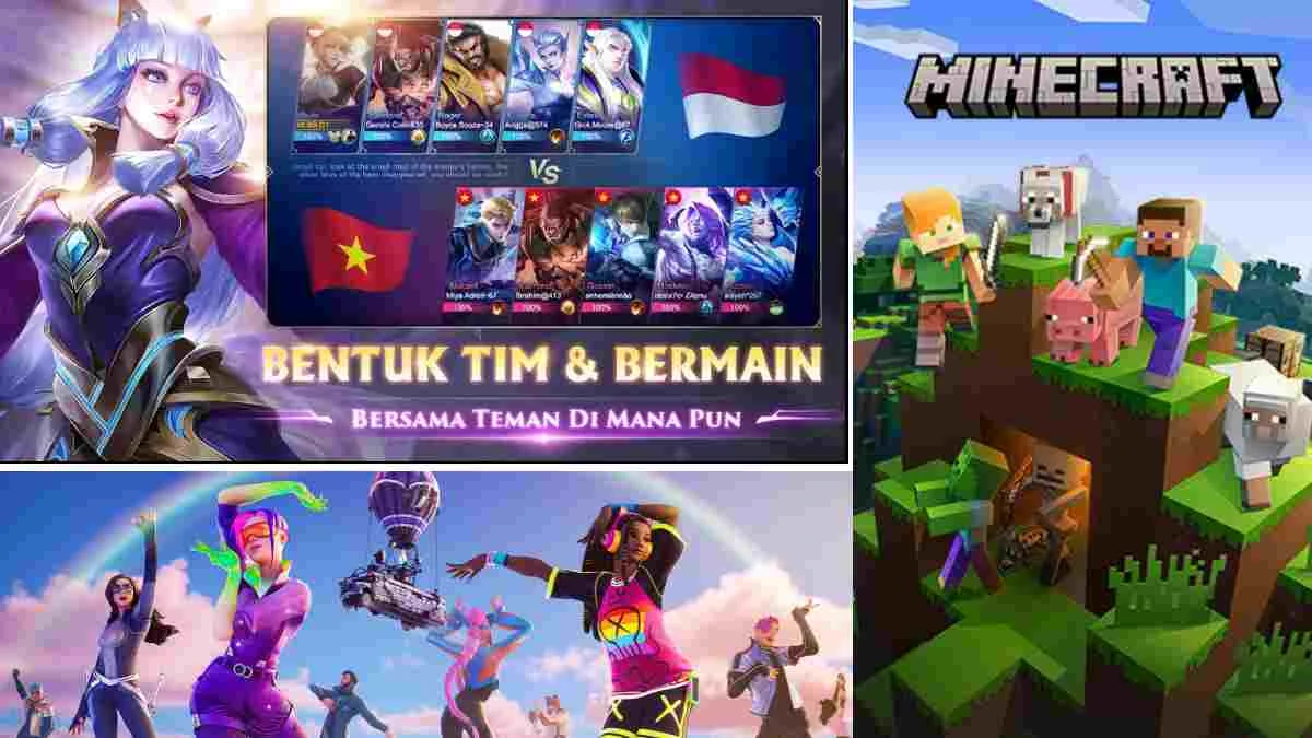 Game online terpopuler di dunia, salah satunya Minecraft. (Ruber)
