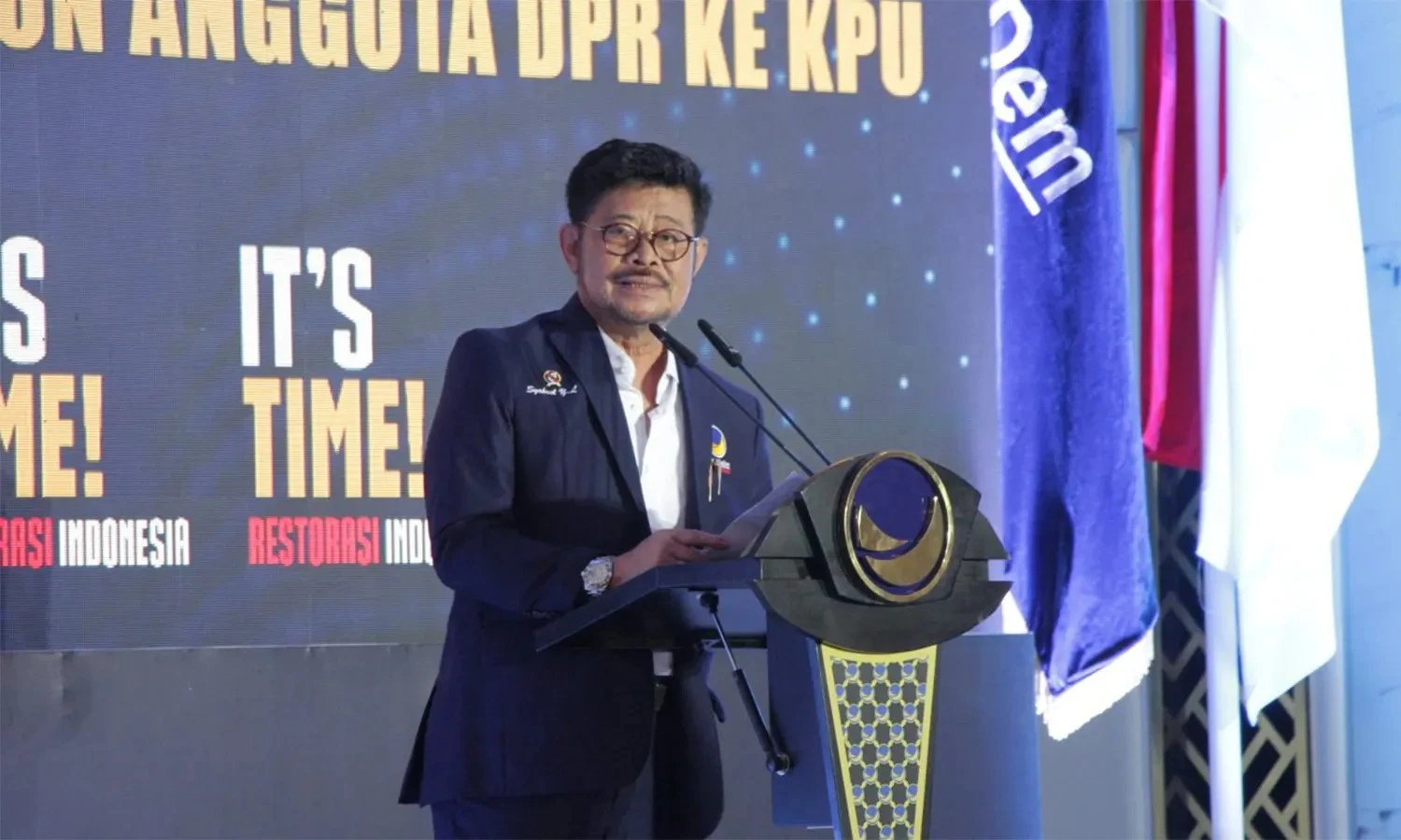 Rumah dinas dan kantor Menteri Pertanian, Syahrul Yasin Limpo dari partai NasDem, digeledah KPK. (Dok. NasDem)