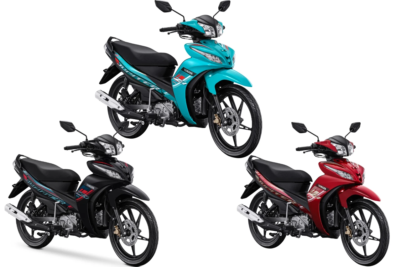 Potret Jupiter Z1 Metallic Cyan yang terlihat semakin sporty dan modern, mendukung mobilitas pengendara (Dok. Yamaha)
