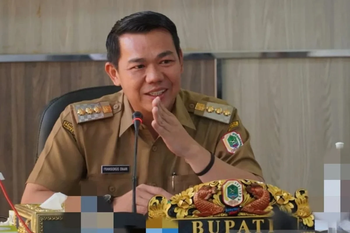 Bupati Kapuas Hulu Fransiskus Diaan mengalokasikan dana bantuan Rp48 Miliar dari Pemprov untuk memangun infrastruktur. (Dok. Prokopim Pemkab Kapuas Hulu)