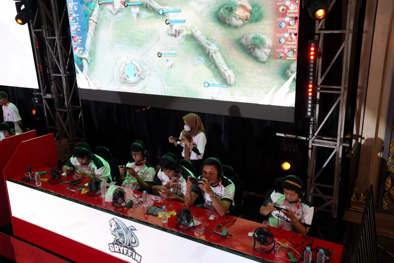 Keseruan ajang Liga 1 Esports Nasional sei 2 yang diadakan di gedung auditorium Universitas Tanjungpura Pontianak. (Dok. Istimewa)