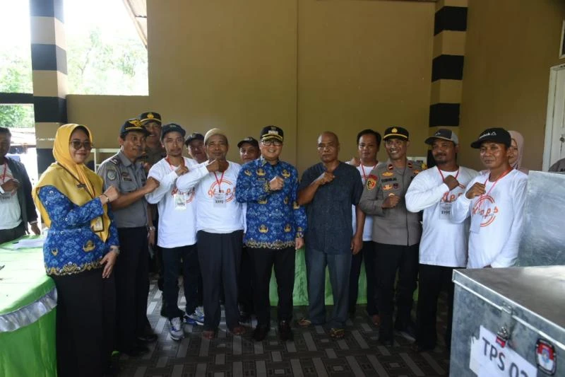 Pelaksanaan Pemilihan Kepala Desa (Pilkades) serentak di Kubu Raya 2023. (Dok. Prokopim Pemkab Kubu Raya)