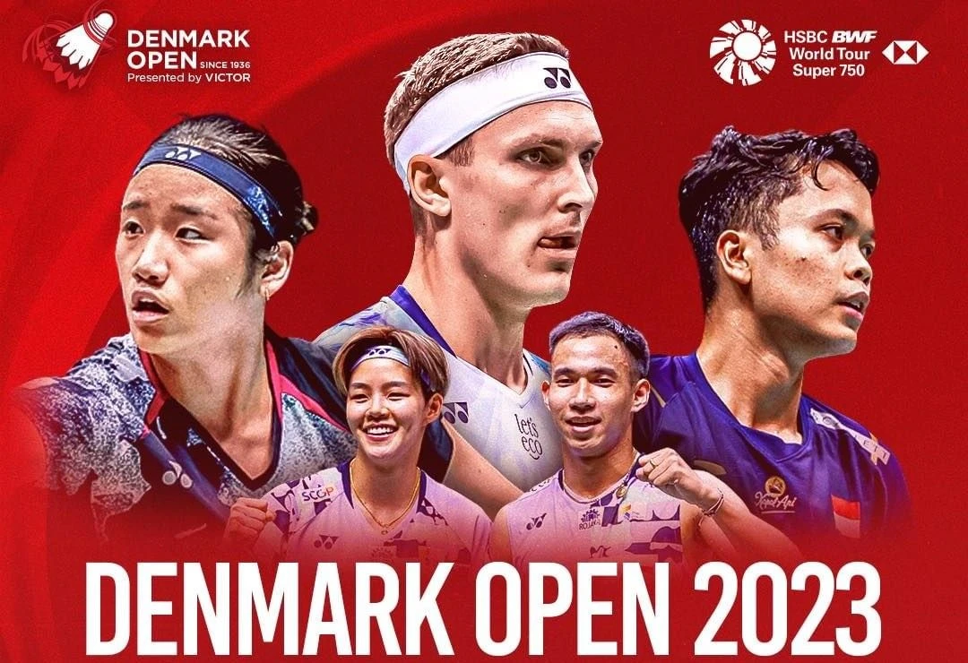 Daftar wakil Indonesia di Denmark Open 2023, wakil tunggal, ganda, hingga ganda campuran. (Instagram @spotvsea)