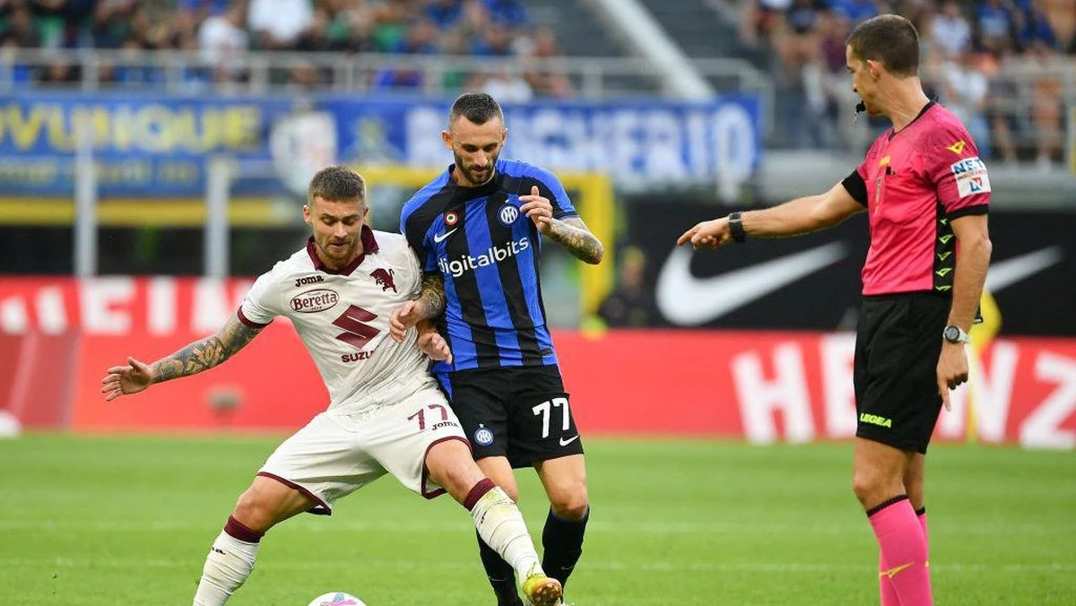 Liga Italia kembali bergulir akhir pekan ini, Inter Milan vs Torino dijadwalkan tayang Sabtu (21/10/2023). (AFP)
