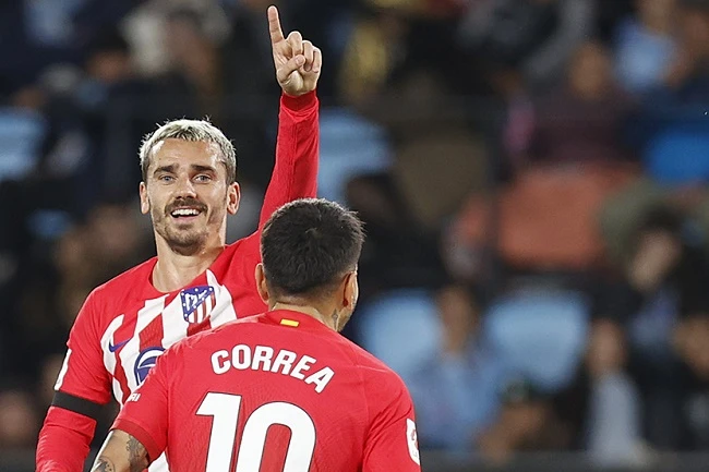 Antoine Griezmann akan menjadi pencetak gol terbanyak sepanjang sejarah Atletico Madrid. (gatra.com)