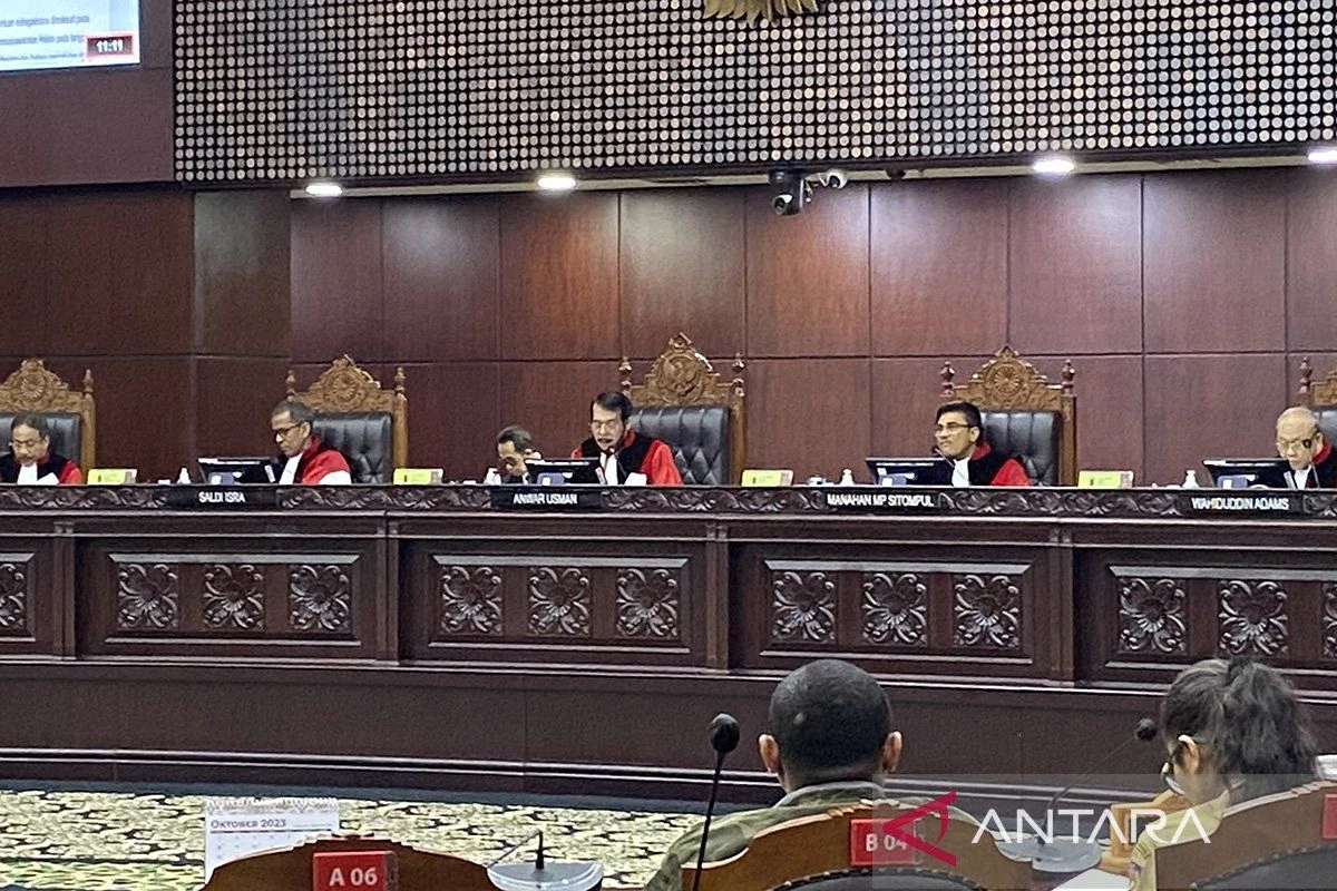 Foto: MK Tolak Gugatan Uji Materi Terkait Batas Usia Capres-Cawapres Maksimal 70 Tahun | Pifa Net