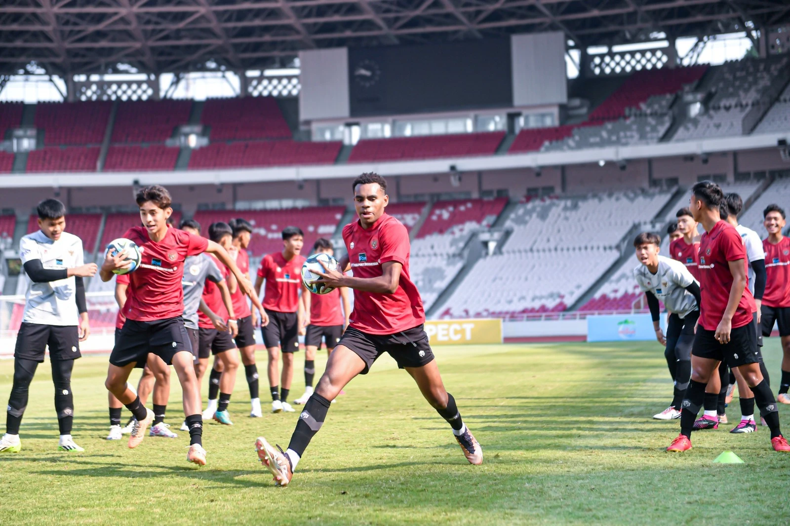 Persiapan Timnas U-17 Indonesia di Piala Dunia U-17 2023, TC di Stadion Utama Gelora Bung Karno, Jakarta. (Dok. PSSI)
