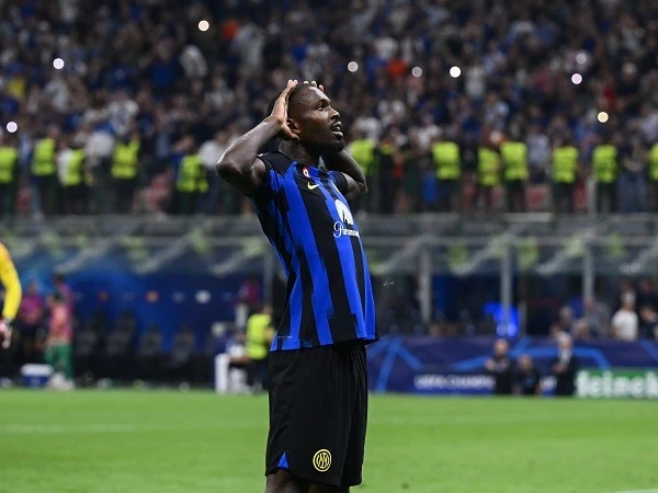 Inter Milan meraih kemenangan tipis saat menjamu AS Roma, Marcus Thuram jadi pahlawan di Giuseppe Meazza. (Dok. Inter Milan)
