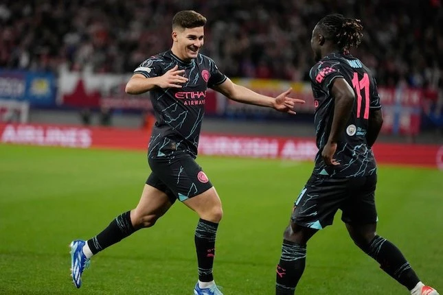 Foto: Man City Menang atas Leipzig: Foden, Alvarez, dan Doku Bersinar dalam Laga Liga Champions! | Pifa Net