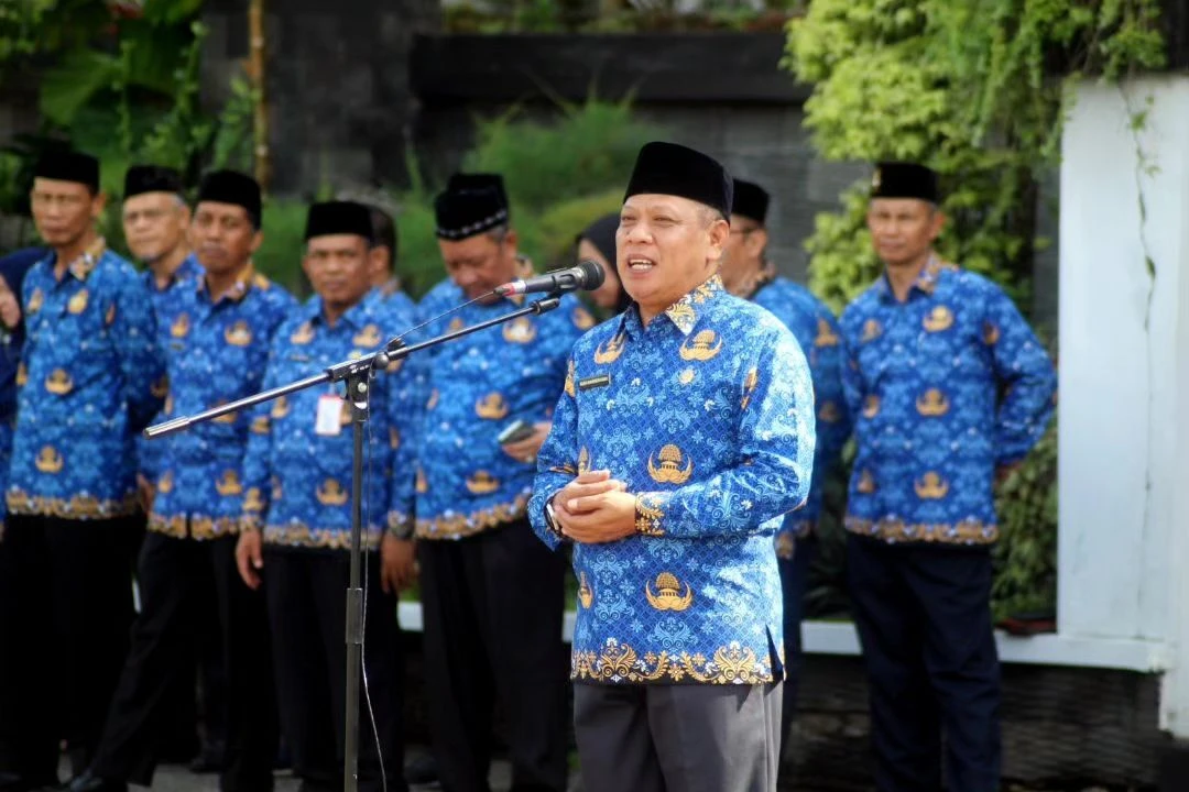 Bupati Kubu Raya, Muda Mahendrawan mengajak ASN di pemkab Kubu Raya menjaga martabatnya. (Dok. Prokopim Pemkab Kubu Raya)
