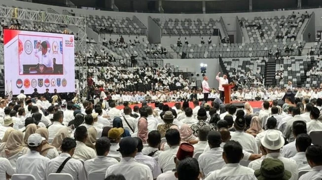 Foto: Perangkat Desa Deklarasikan Dukungan ke Prabowo-Gibran, Panitia bakal Dipanggil Bawaslu | Pifa Net