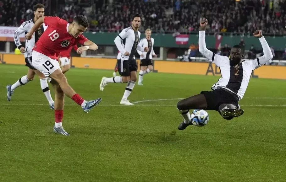 Foto: Austria Cukur Jerman 2-0 di Laga Persahabatan, Gol Dilesatkan Sabitzer dan Baumgartner | Pifa Net