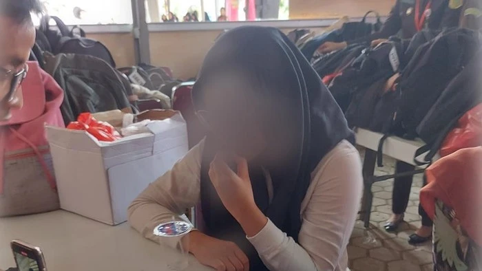 Mahasiswi ITB yang menjadi joki CPNS Kejaksaan di Lampung, ditangkap Polda Lampung. (Dok. Kejati Lampung)