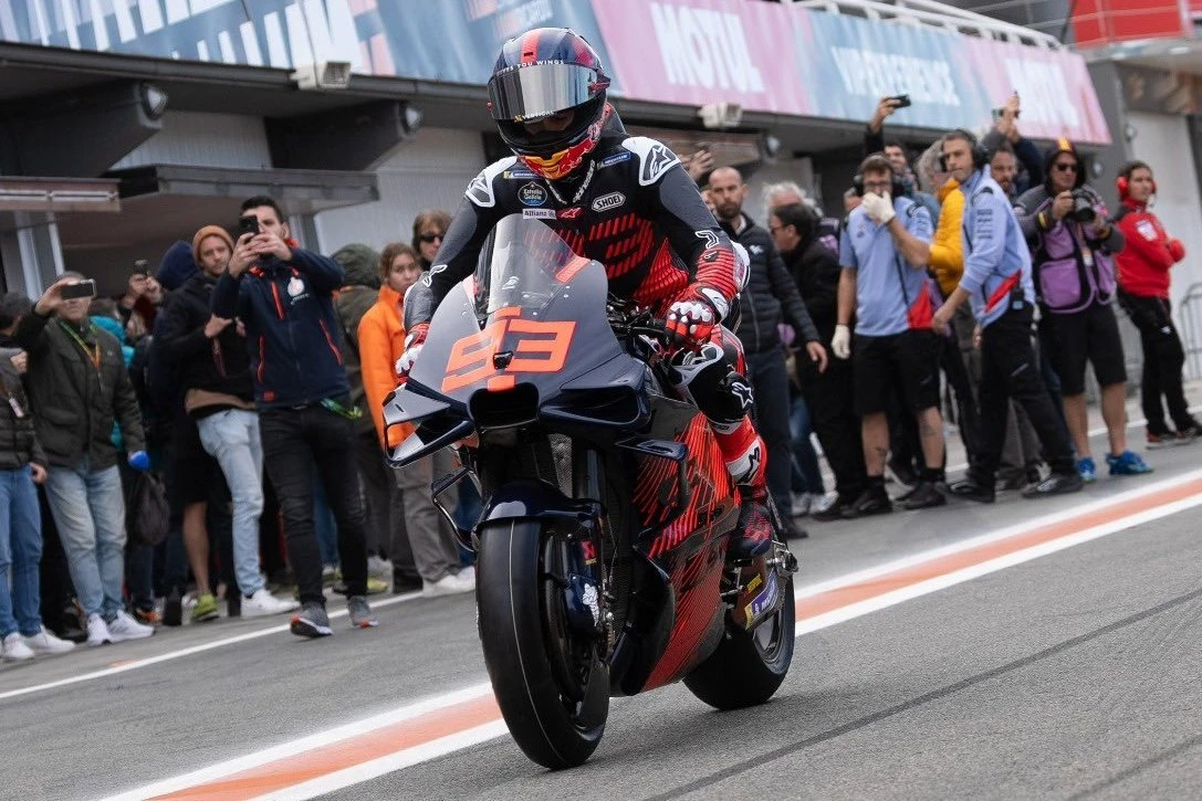 Foto: Debut Marc Marquez dengan Ducati, Sporting Director Gresini Racing Puas  dengan Performa di Tes Pascamusim MotoGP Valencia | Pifa Net